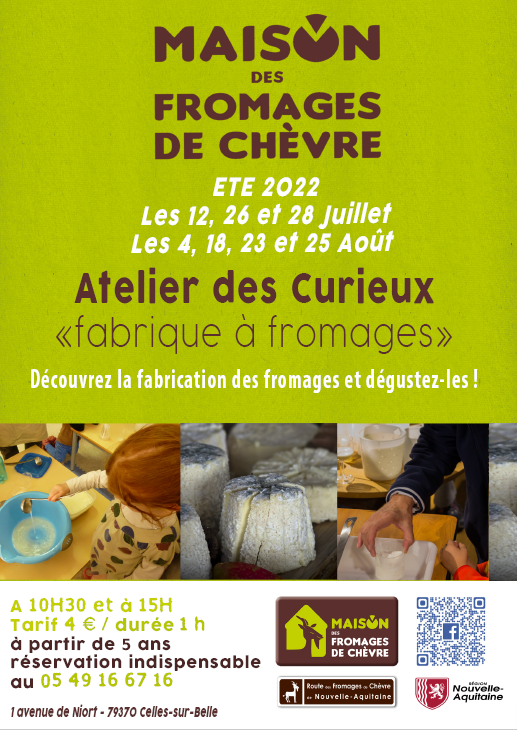 Cheese making activity at the Maison des Fromages de Chèvre!